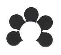 BESPORTBLE 5pcs Rubber Clarinet Thumb Rest Cushion Music Instrument Accessory for Comfortable Playing and Protecting Your Thumb from Pain