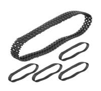 BESPORTBLE 5pcs Rubber Tank Tracks Replacement for DIY Remote Control Tank Model Robot Chassis Slip for Hands Building and Problem Solving
