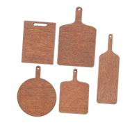 BESPORTBLE 5pcs Scale Tiny Chopping Boards for DIY Micro Scene Crafting and Vivid Miniature Utensils
