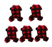 BESPORTBLE 5pcs Small Dog Winter Vest Windproof Warm Dog Jacket Fleece Puppy Coat for Cold Weather