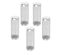 BESPORTBLE 5pcs Stainless Steel Aquarium Intake Filter Mesh Screen Cylinder Prefilter Cover with Diameter Fish Tank Mesh Protector for Fry and Shrimp Safety Noise-reducing Water Purity Guard
