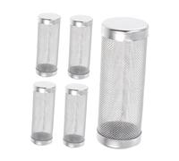 BESPORTBLE 5pcs Stainless Steel Fish Tank Filter Mesh Covers with Inner Diameter Aquarium Intake Strainer Screens for Fry Shrimp Protection Inlet Strainer Filters