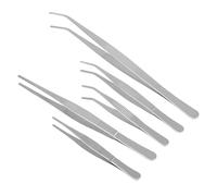 BESPORTBLE 5pcs Stainless Steel Gardening Tweezers Durable Succulent Planting Tools with Straight Curved and Angled Tips Precision DIY Garden Accessories for Home and Outdoor Use