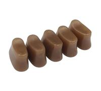 BESPORTBLE 5pcs Tail Glue Brick for Flute Open Hole Flute Plugs Rubber Brick Blocker Musical Instrument Repair
