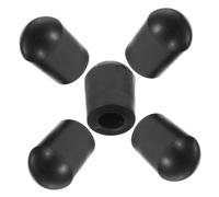 BESPORTBLE 5pcs Tail Post Slip Pad Double Bass Endpin Rubber Tip Stopper Protector End Cap Accessory for String Bass Use Parts Replacement
