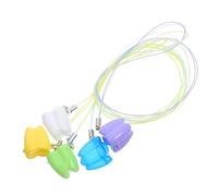 BESPORTBLE 5pcs Teeth Box Cute Tooth Commemorative Box Plastic Necklace Holders Case for Boys and Girls Lost Storage at Home School