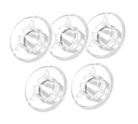 BESPORTBLE 5Pcs Transparent Guitar Effect Pedal Footswitch Toppers Durable Protective Caps for Music Instrument Pedals Easy to Install Accessories for Guitarists and Beginners