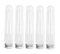 BESPORTBLE 5Pcs Transparent Plastic Shoelace Storage Tubes with Sealed Design Water-Resistant Reusable Shoelace Organizer for Travel and Closet Lightweight Portable Shoestring Holder