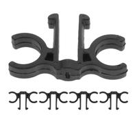 BESPORTBLE 5Pcs Trekking Pole Clips Plastic Connecting Buckle Pole Clamp Walking Cane Clip Hiking Holder Fishing Rod Storage Clips for Outdoor Gear Organisation