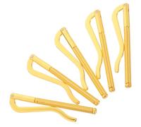 BESPORTBLE 5pcs Vintage Spring Metal Money Clip Holder for Men, Wallet Insert Card Holder, Western Style Mini Cash Clip Replacement for Bifold Wallets