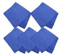 BESPORTBLE 5Pcs Washable Guinea Pig Bedding Mats Blue 30X60Cm Small Pet Cage Liners Reusable Urine Pads for Hamsters Gerbils and Rabbits Pet Sleeping Blankets