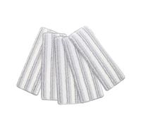 BESPORTBLE 5pcs Washable Microfiber Mop Pads Replacement Kit High Absorbency Self Adhesive Cloths for Efficient Floor Cleaning Compatible with Flat Mops