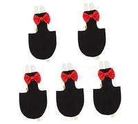 BESPORTBLE 5pcs Washable Reusable Parrot Diaper Suit Bow Lightweight Flight Clothes for Pet Birds Breathable Nappies for Cockatoos and Parrots Stylish Prints and Patterns Easy to Wear and
