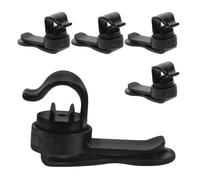 BESPORTBLE 5pcs Water Bag Fixing Buckle Backpack Hydration Tube Magnet Water Bag Pipe Clamp Magnet Tube Holder Outdoor Gear Clip Management Clip Black