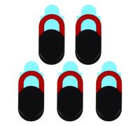 BESPORTBLE 5Pcs Webcam Cover Slide Privacy Cover for Computer and Phone, Ultra Thin Design, ABS Plastic Webcam Shutter