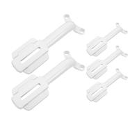 BESPORTBLE 5pcs White Aluminum Ceiling Fan Blade Arms Blade Support Mounts for Indoor Fan Repair and Replacement Home and Hotel Ceiling Arm Fixing Parts