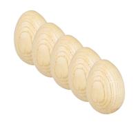 BESPORTBLE 5pcs Wooden Music Egg for Safe Smooth Percussion Playthings Educational Musical Maracas for Early Childhood Development and Gift