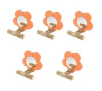 BESPORTBLE 5pcs Wooden Parrot Stand Decorative Bird Cage Accessories Parrot Toys for Chewing