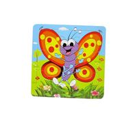 BESPORTBLE 5pcs Wooden Puzzle for Educational Early Learning Animal Jigsaw Puzzles Including Elephant Tiger Panda Monkey Butterfly Interactive Handmade DIY Crafts for Boys