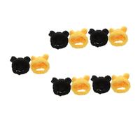BESPORTBLE 5sets Cartoon Chicken Shape Hat Adorable Pet Headgear Warm Cat Puppy Hat 2pcs*5