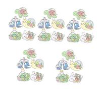 BESPORTBLE 5sets Cute Snail Brooch Pins for Women Teens Adorable Flower Animal Pins for Backpacks Jackets Clothing for Various Occasions 5pcs*5