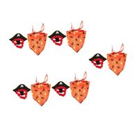 BESPORTBLE 5sets Decorative Halloween Pirate Suit Kit for Cats Includes Bandana Hat for Pet Cosplay for Halloween Parties and Photography Adorable Comfortable Design for