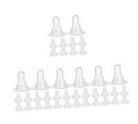 BESPORTBLE 5sets Lamb Milk Drink Nipples Durable Silicone Feeding Teats for Calves Goats and Piglets Easy to Clean Install Portable Farm Supplies for Young Livestock 10pcs*5