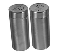 BESPORTBLE 5sets Outdoor Barbecue Seasoning Bottle Pepper Dispenser Salt Container Spice Storage Bottle Restaurant Sugar Container Multipurpose Condiment Jar Salt Jars Black Stainless 2pcs*5