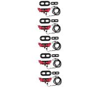 BESPORTBLE 5sets Portable Bat Shape for Reptile Pets Lightweight Lizard Leash for Outdoor Use Creative Traction Rope for Lizards Bearded Dragons and Hamsters