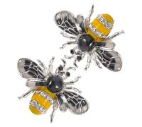BESPORTBLE 5sets Vintage Bee Brooch Pins for Women Elegant Honey Bee Clothing Ornament Unique Accessory for Scarves Hats and Bags Chic Insect Brooch for Fashion Statement 2pcs*5