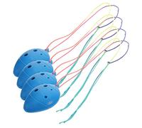 BESPORTBLE 6-Hole Mini Ocarina for Beginners Plastic Ocarina Instrument for Boys and Girls Portable Music Toy Wind Instrument for Children Random Color