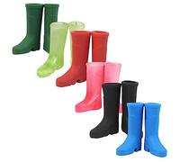 BESPORTBLE 6 Pairs Miniature Rain Boots Ornaments for Doll House Decor House Props Realistic Mini Rain Boot Models for Doll Garden Scene