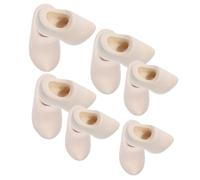 BESPORTBLE 6 Pairs Miniature Wooden Shoes for DIY Crafts Unfinished Mini Dutch Clogs for Painting and Dollhouse Accessories Handcrafted Tiny Doll Shoes for Creative Role Play and Cultural
