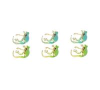 BESPORTBLE 6 pcs Adjustable Frog Rings for Women Animal Jewelry Cute Open Band Couple Rings Versatile Stylish Accessories for Daily Wear
