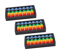 BESPORTBLE 6 pcs Colorful Abacus Educational Math Counting Tool for Home Classroom Early Childhood Learning with Smooth Rounded Edges