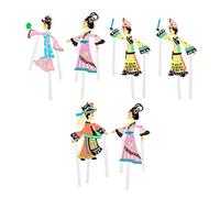 BESPORTBLE 6 Pcs Handmade Shadow Puppetry Kit DIY Traditional Chinese Handicraft Early Education Creative Material with Premium Accessories