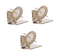 BESPORTBLE 6 pcs Wooden Equatorial Sundial Clock Educational DIY Scientific Model for Students Beginners Geographic Study and Outdoor Learning Tool