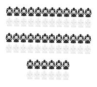 BESPORTBLE 60 pcs Miniature Retro Kerosene Lamps Dollhouse Accessories Small White Lanterns for DIY Scene Decoration Creative Mini Lights for Doll Homes