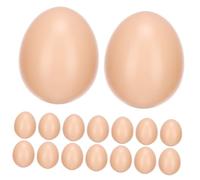 BESPORTBLE 60 pcs Realistic Plastic Simulation Eggs for Easter Graffiti and DIY Painting Crafting Egg Molds for Hand Painted Decorations and Creative Art Projects