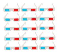 BESPORTBLE 60Pcs Anaglyph Glasses Cardboard Glasses for Movies Gaming for Home Cinema Accessories Safe for All Ages Shareable Fun