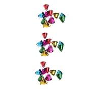 BESPORTBLE 60pcs Bells Bell Ornaments Parrot Toy Wind Chime Pendants Random Color