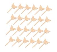 BESPORTBLE 60pcs Gardening Labels Pot Marker Label Flower Name Stakes Flower Marker Stakes Garden Plant Nursery Tags Garden Tag Khaki