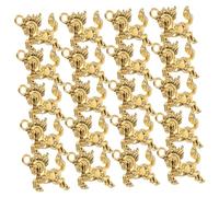 BESPORTBLE 60pcs Golden Horse Pendant Charms for DIY Jewelry Making Zodiac Luck Charms for Necklaces Bracelets and Earrings Craft Supplies
