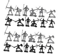 BESPORTBLE 60pcs Medieval Army Men Action Figures Set Historical Toy Soldiers for Kids Roman Knights Models for Classroom Projects History Lessons