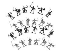 BESPORTBLE 60pcs Medieval Soldier Figures with Detailed Sculpting Plastic Ancient Roman and for Collectors Authentic Historical Miniatures