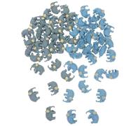 BESPORTBLE 60Pcs Mini Resin Elephant Figurines Small Realistic Elephant Statues for Home Garden Decor Dollhouse Accessories Natural Element for Imaginative Play