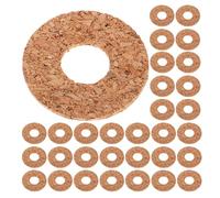 BESPORTBLE 60pcs Self-adhesive Cork Guitar Pick Grips for Acoustic Guitar Picks Ultra Thin 1mm Thick Non-slip Pads for Better Control and Sweat Resistance Anti-slip Accessories