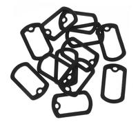 BESPORTBLE 60pcs Silicone Dog Tag Cover for Noise Reduction Protect Military Engraved Tags for Puppy Collar Accessories