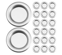 BESPORTBLE 60Pcs Silver Metal Incense Burner Tray Tower Incense Cone Holder Aromatherapy Censer Bowl Portable Indoor Aroma Burner for Home and Office