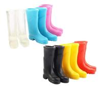 BESPORTBLE 6pairs Miniature Rain Boots Mini Shoes for Doll House Doll Rain Boots Mini Accessories